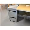 Image 15 : Desk Ensemble, 3-Person Workstation Cluster w/ File Cabinets