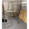 Image 1 : Qty 2 Chrome Clothing Racks 49" x 22" x 74"H