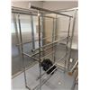 Image 2 : Qty 2 Chrome Clothing Racks 49" x 22" x 74"H