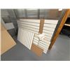 Image 2 : Multiple Slat Wall Panels w/ Accessories, Misc Sizes