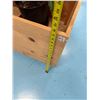 Image 7 : Qty 2 Wooden Planter Boxes w/ Wheels 48" x 19" x 22"H (plants not included)