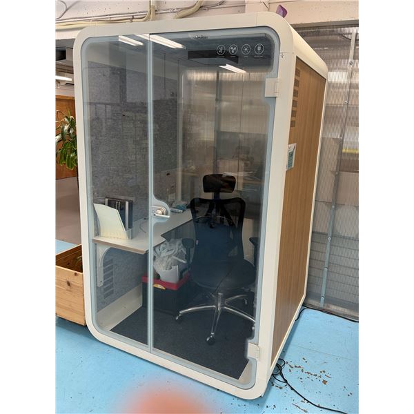 Two-Person Office Phone Booth, Zoom Room 59" x 48.66" x 90.5"H