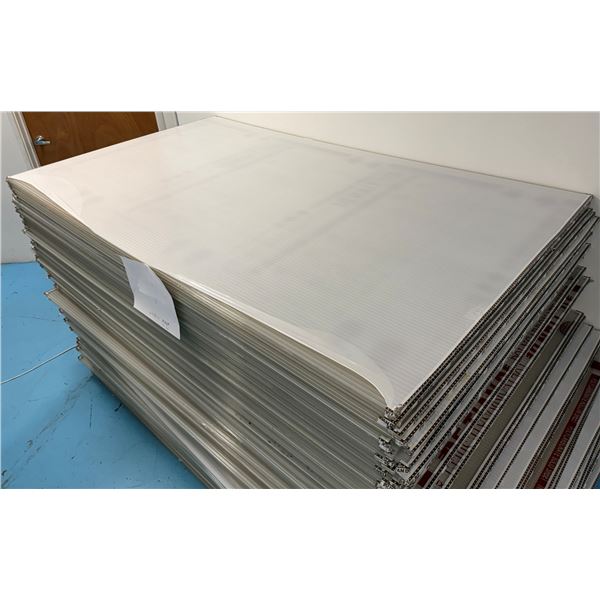 Qty 10 De Tian Di Clear Twin Wall Polycarbonate Sheets 48" x 96" x 0.5” New