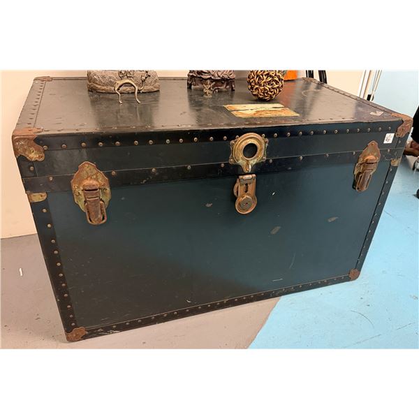 Vintage Steamer Trunk 36" x 20" x 22"H