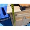 Image 8 : Wooden Printer Stand w/ Drawer & Cabinet 25" x 18" x 34"H (contents not included)