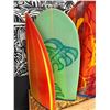 Image 3 : Decorative Surfboard Display in Wooden Planter Box 48" x 19" x 68"H