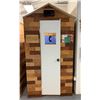 Image 1 : Arch Hawaii Custom Privacy Phone Booth (Made From Recycled Woods)