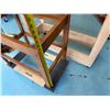 Image 10 : Qty 2 Mobile Wood-Framed Work Stands