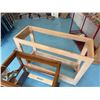 Image 2 : Qty 2 Mobile Wood-Framed Work Stands