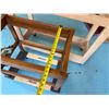 Image 9 : Qty 2 Mobile Wood-Framed Work Stands
