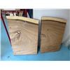 Image 8 : Qty 2 Live Edge Wood Panels