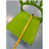 Image 10 : Qty 12 Green Plastic Chairs 16.5" x 15.5" x 33"H