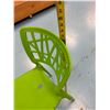 Image 11 : Qty 12 Green Plastic Chairs 16.5" x 15.5" x 33"H