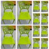 Image 1 : Qty 12 Green Plastic Chairs 16.5" x 15.5" x 33"H