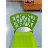 Image 3 : Qty 12 Green Plastic Chairs 16.5" x 15.5" x 33"H