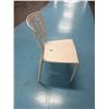 Image 4 : Qty 12 White Plastic Chairs 16.5" x 15.5" x 33"H