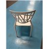 Image 5 : Qty 12 White Plastic Chairs 16.5" x 15.5" x 33"H