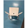 Image 6 : Qty 12 White Plastic Chairs 16.5" x 15.5" x 33"H