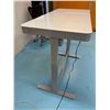 Image 8 : Rectangular Costco Adjustable-Height Desk w/ Glass Top 47" x 24" x 29"H