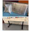Image 1 : Rectangular Table w/ Metal Legs 71" x 32" x 31"H (Unassembled)