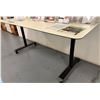 Image 5 : Rectangular Table w/ Metal Legs 71" x 32" x 31"H (Unassembled)