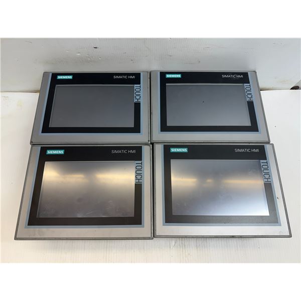 (4) Siemens #6AV2 124-0GC01-0AX0 TP700 Comfort Screens