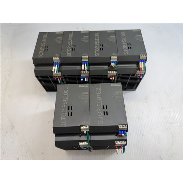 Lot of (6) Siemens #6EP1334-1LB00 Power Supplies