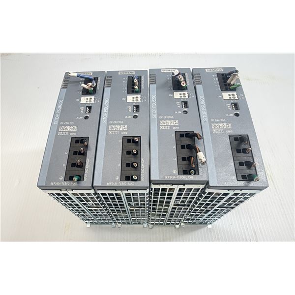 (4) Siemens #6EP3434-7SB00-3AX0 SITOP PSU6200