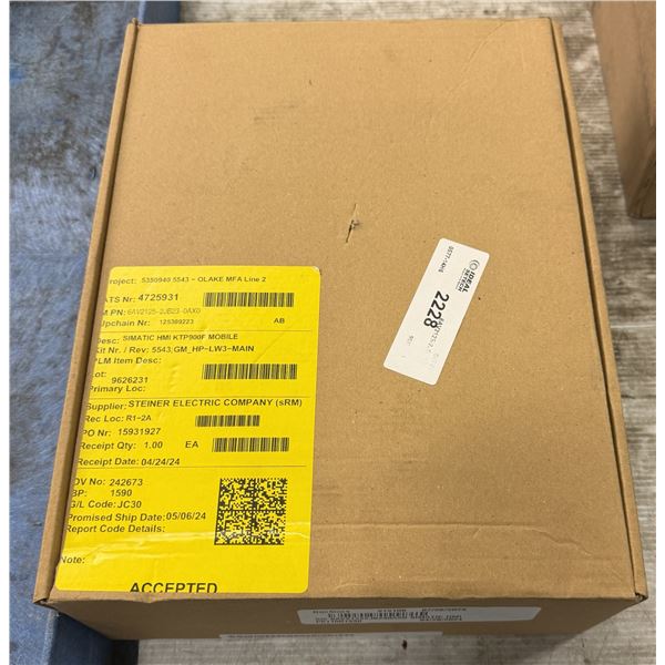 Siemens #6AV2125-2JB23-0AX0 Mobile Panel