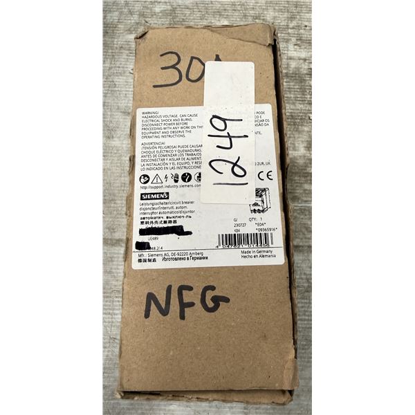 Siemens #3RV2742-5ED10 Circuit Breaker