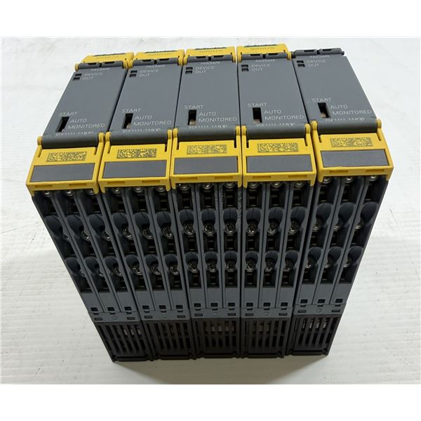 (5) Siemens #3SK1111-1AB30 Safety Relays