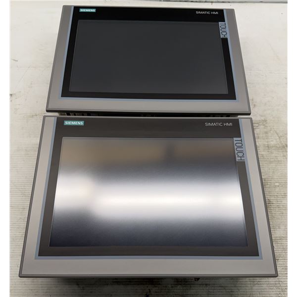 (2) Siemens #6AV2 124-0MC01-0AX0 TP1200 Comfort Touch Screens
