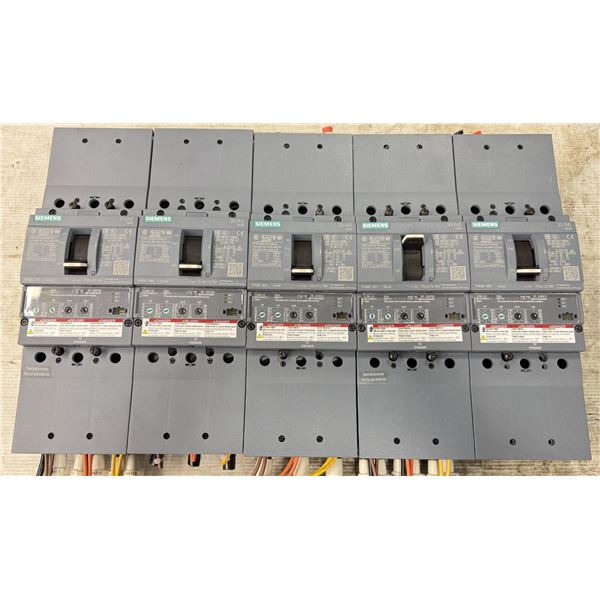 (5) Siemens #3VA6140-6HN31-0AA0 Circuit Breakers