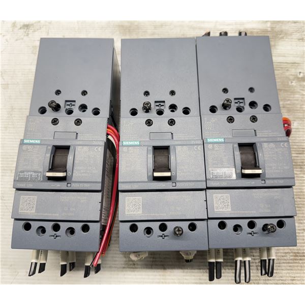 (3) Siemens #3VA5150-6ED31-0AA0 Circuit Breakers