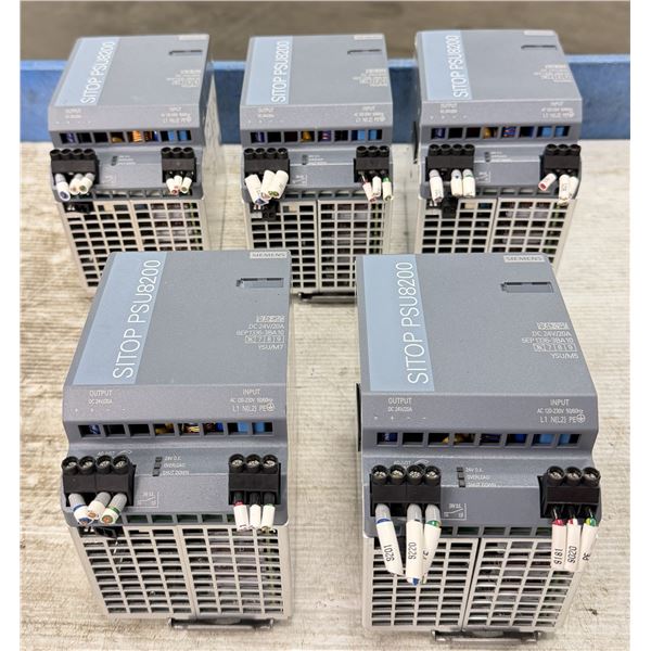 (5) Siemens #6EP1336-3BA10 Power Supplies