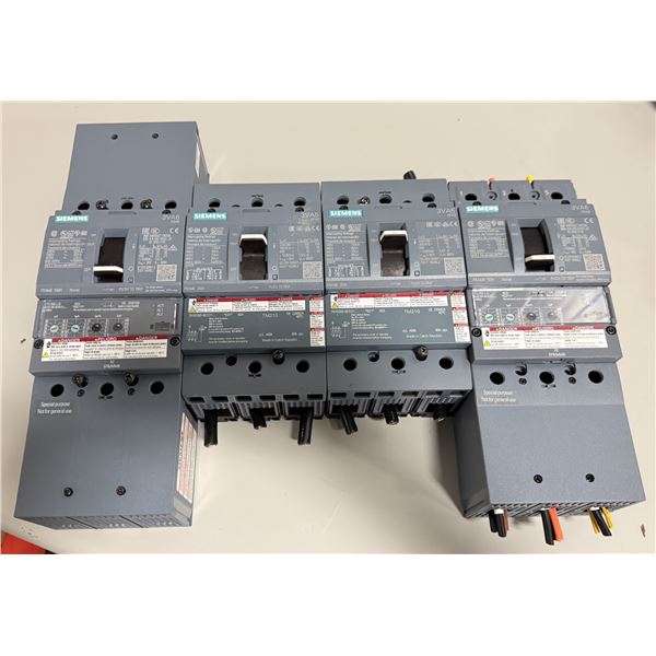Lot of (4) Siemens Circuit Breakers