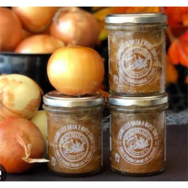 Wildly Delicious Caramelized Onion & Maple 3x185ml