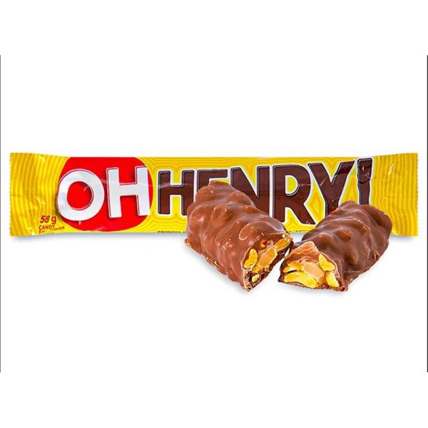 Oh Henry! Chocolate Bars, 8 x 58g
