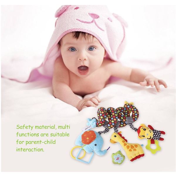 XIXILAND Spiral Car Seat Toy for Infants