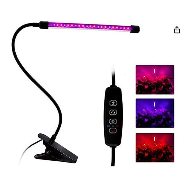 Otryad LED Grow Lights for Indoor Plants 20 LED, Plant Growing Lights Full Spectrum Auto ON Off with