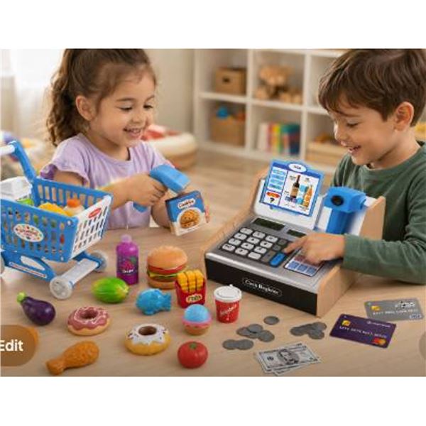 Vrogtik Cash Register Toy Set