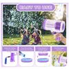 Image 1 : PanKome 69-Hole Rocket Bubble Gun Purple