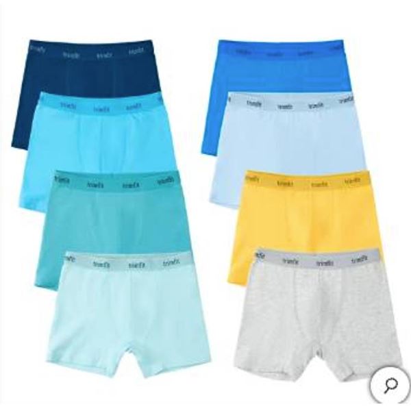 Trimfit Boys Boxer Briefs 8-Pack Size L/G 10/