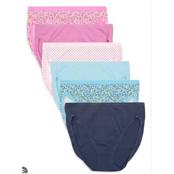 Room Service 6-Pack Hi-Cut Panties XXL