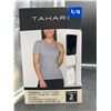 Image 2 : Tahari Ribbed Cotton Short Sleeve T-Shirts L