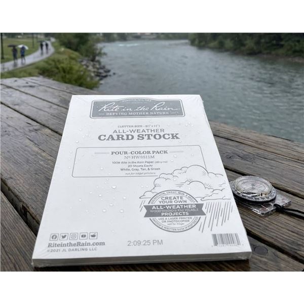 Rite in the Rain Card Stock Four-Color Pack