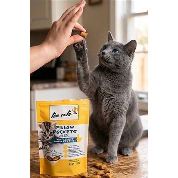 Ten Cats Pillow Pockets Cat Treats 6x85g