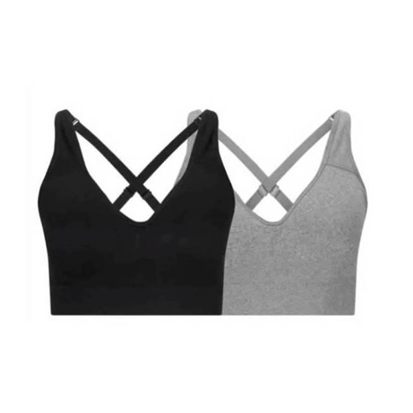 PUMA 2-Pack Seamless Sports Bra XL