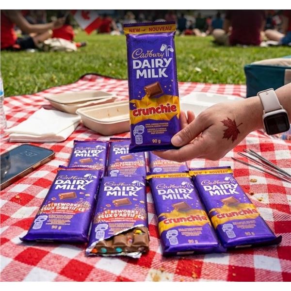 Cadbury Dairy Milk Crunchie & Fireworks Bars