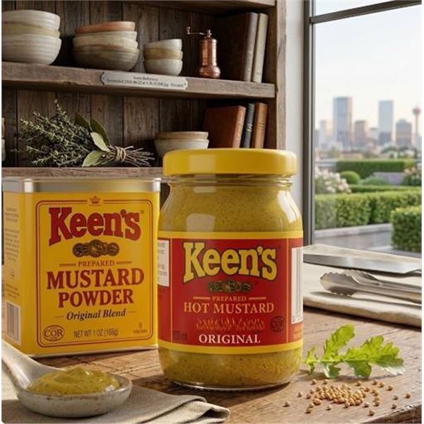 Keen's Prepared Hot Mustard 6 x 100ml